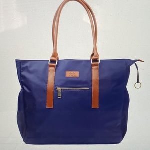 TT tote bag-Navy blue